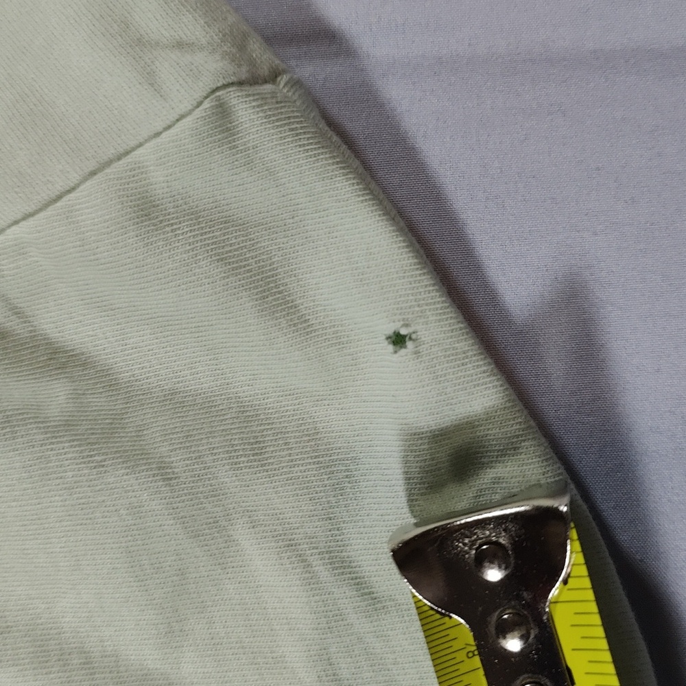 185. VINCE. Garment Dye Crew Neck T-Shirt | Color: Pistachio Green - Picture 7 of 7